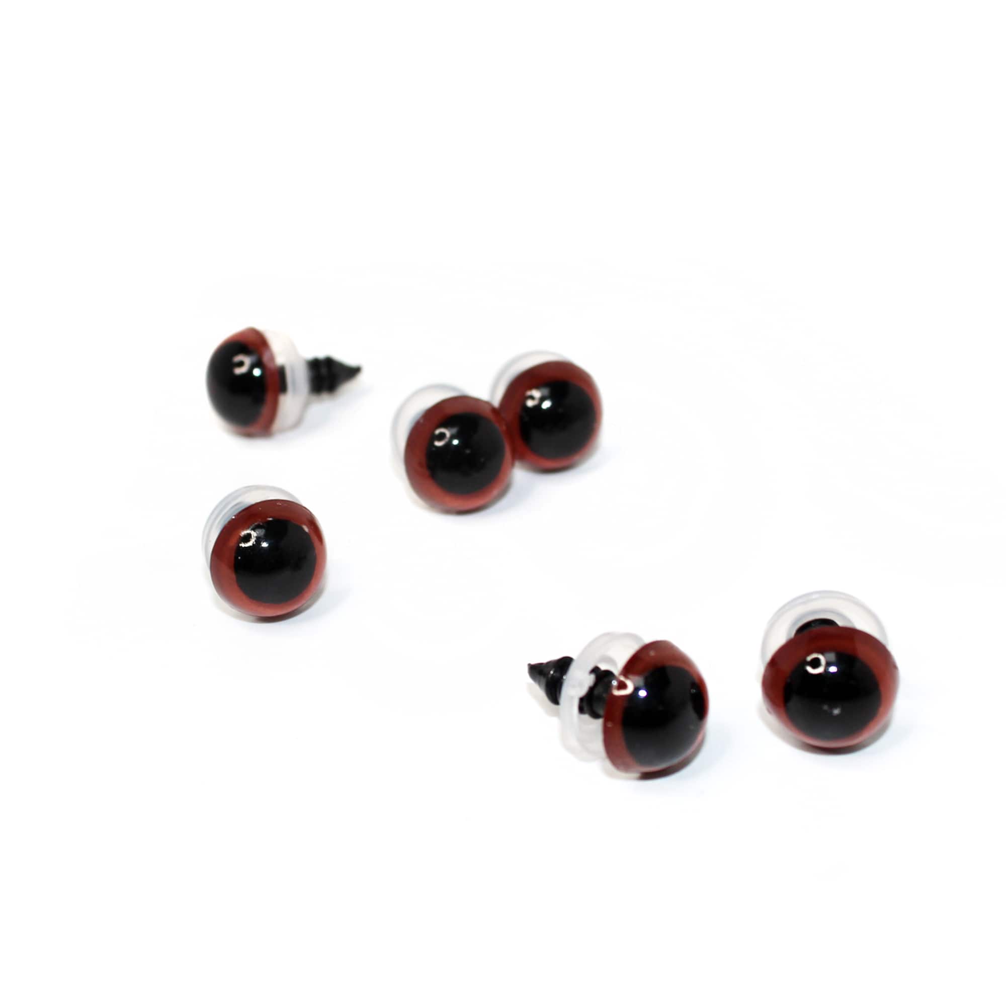 12 Pack: 9mm Craft Eyes with Plastic Washers by Loops & Threads™